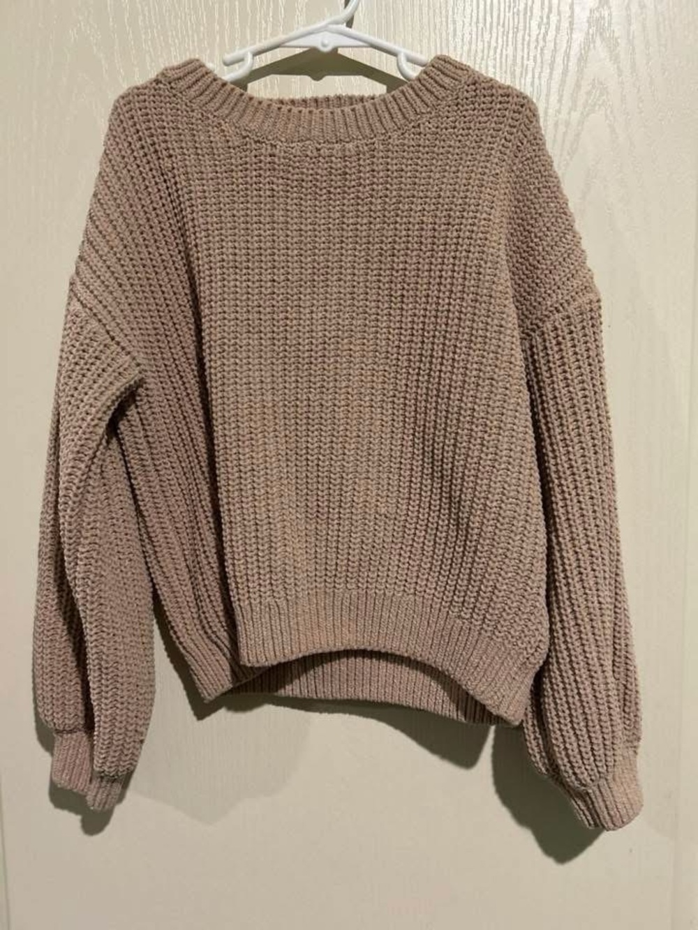 H&M Kids Chunky Knit Sweater in Taupe